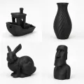 Smart Print PLA Carbon Fiber Black (černá) 1 kg