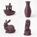 Smart Print PLA Carbon Fiber Red (červená) 1 kg