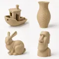 Smart Print PLA wood (hnědá) 1 kg
