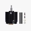 Bambu Lab FAM013 3520 AMS Internal Assist Motor with included extrusion wheel, screws, bearing, and silicone components on a white background.