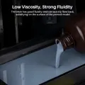 ELEGOO ABS-Like Resin V3.0 Pro grey resin being poured into a resin 3D printer