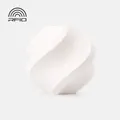 Bambu Lab PETG Matte White printed spiral vase on a neutral background; best verified white-color image, showing a printed sample rather than the 1 kg filament spool.