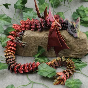 Wolf Gemstone Dragon - Adult with Wings