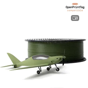 Official Prusa main product image for Prusament PLA Lightweight Army Green 1kg (NFC). Image linked from the exact manufacturer's product listing; original resolution and background could not be independently verified.