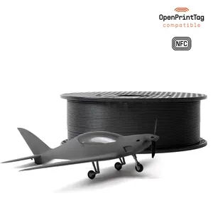 Official main product image for Prusament PLA Lightweight Galaxy Black 1kg (NFC), from Prusa's exact product listing. Image rendering could not be independently verified.