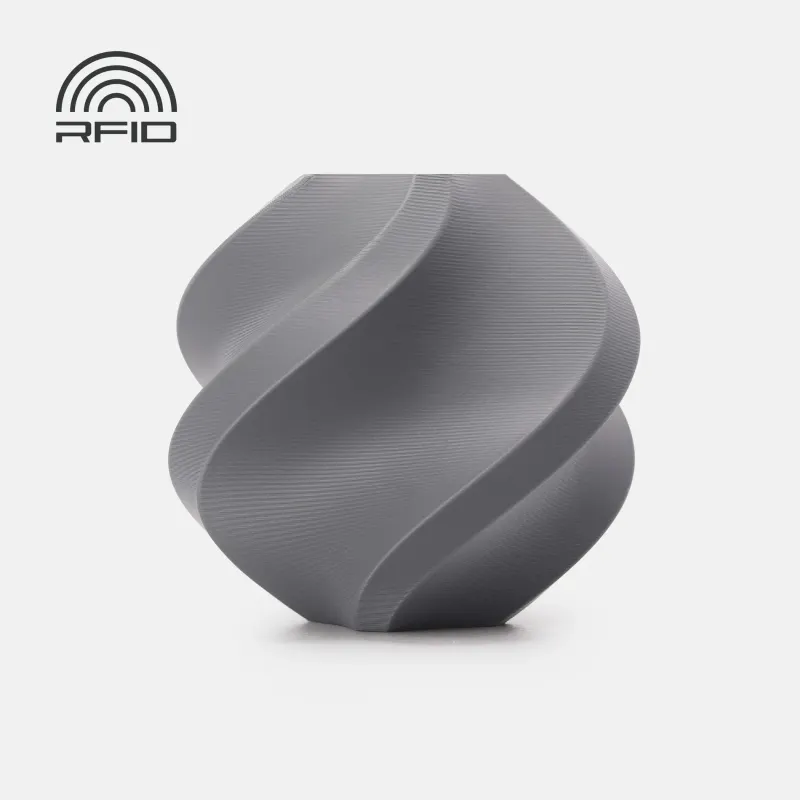 Bambu Lab PETG Matte Gray 1 kg – Refill, matná šedá
