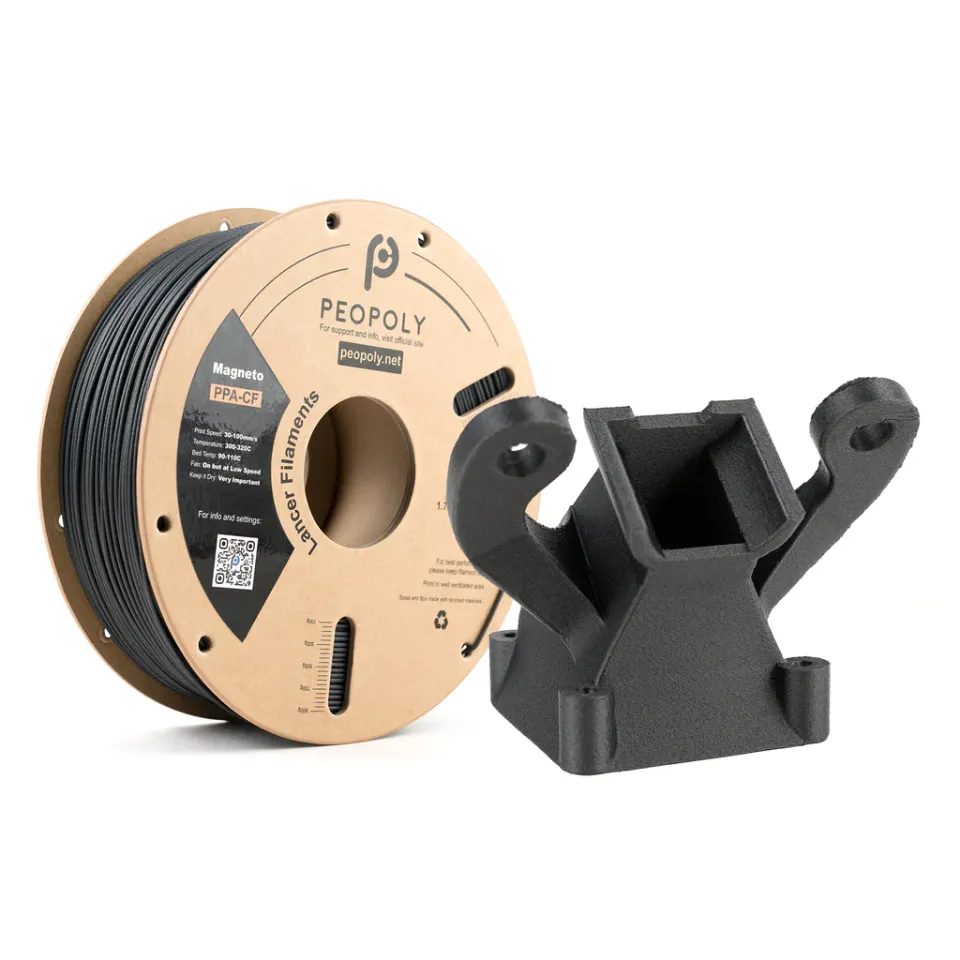 Cívka filamentu Peopoly Magneto PPA-CF s vytištěným funkčním držákem z karbonového nylonu