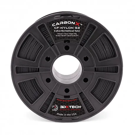 Cívka filamentu CarbonX PA6-CF Gen3 z uhlíkovým vláknem pro pevné mechanicky namáhané díly